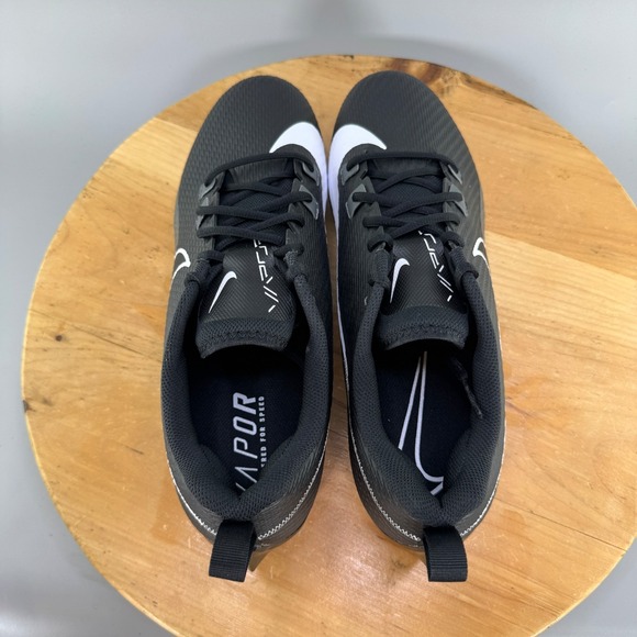 Nike Vapor Edge Speed 360 2 TB P Mens Size 16 Football Cleats Black/Smoke‎ Grey main image 8